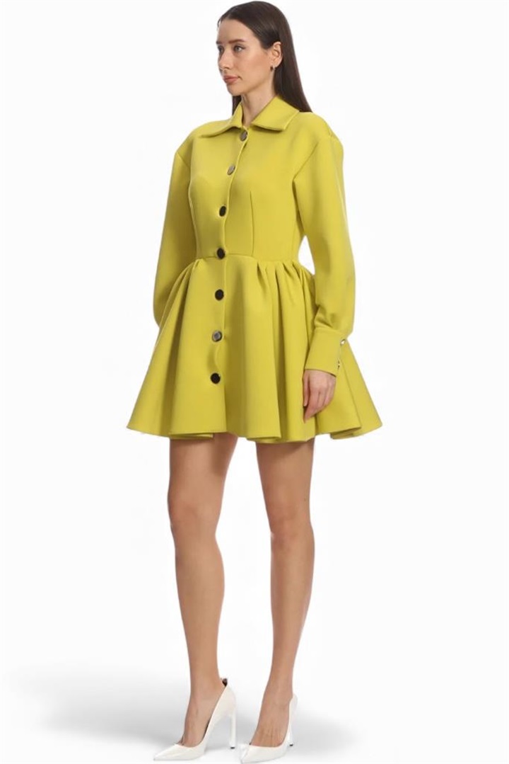 ROMA YEŞİL ELBİSE